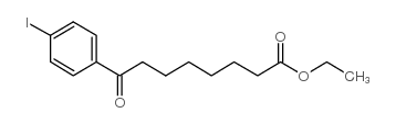 ethyl 8-(4-iodophenyl)-8-oxooctanoate结构式