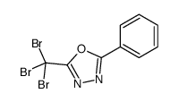 2-phenyl-5-(tribromomethyl)-1,3,4-oxadiazole结构式