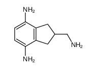 2-(aminomethyl)-2,3-dihydro-1H-indene-4,7-diamine结构式