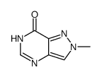 2-甲基-2,6-二氢-7H-吡唑并[4,3-d]嘧啶-7-酮结构式