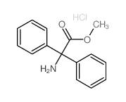 methyl 2-amino-2,2-diphenyl-acetate结构式
