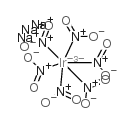 六硝基铱酸钠(III)结构式