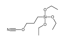 3-(triethoxysilyl)propyl cyanate Structure