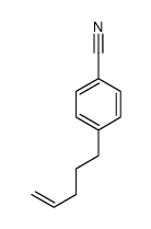 4-pent-4-enylbenzonitrile Structure