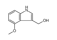 1H-Indole-3-methanol, 4-methoxy- Structure