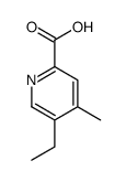 5-ethyl-4-methylpyridine-2-carboxylic acid结构式