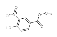 3-硝基-4-羟基苯甲酸甲酯结构式