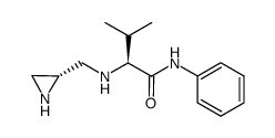 (S)-2-((R)-aziridin-2-ylmethylamino)-3-methyl-N-phenylbutanamide Structure
