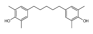 1,5-Bis-(4-hydroxy-3,5-dimethyl-phenyl)-pentan结构式