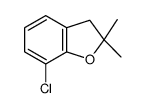 7-chloro-2,2-dimethyl-3H-1-benzofuran结构式