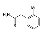 2-(2-溴苯基)乙硫酰胺结构式