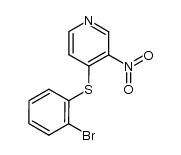 4-(2-bromo-phenylsulfanyl)-3-nitro-pyridine Structure