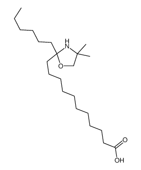 12-Ketostearic Acid 2-Amino-2-methylpropan-1-ol Ketal结构式
