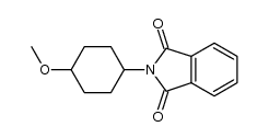 2-(4-Methoxy-cyclohexyl)-isoindole-1,3-dione结构式