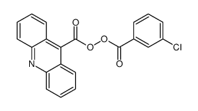 (3-chlorobenzoyl) acridine-9-carboperoxoate Structure
