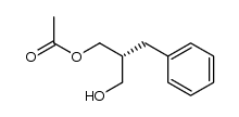 1,3-Propanediol, 2-(phenylmethyl)-, 1-acetate, (2R)- Structure