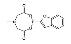 2-苯并呋喃基硼酸甲基亚氨基二乙酸酯结构式