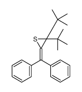 3-benzhydrylidene-2,2-ditert-butylthiirane结构式