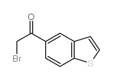 1-(1-苯并噻吩-5-基)-2-溴-1-乙酮结构式