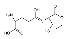 (2S)-2-氨基-5-[[(2R)-1-乙氧基-1-氧代-3-巯基丙-2-基]氨基]-5-氧代戊酸结构式