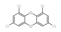 1,3,7,9-四氯二苯并-对-二恶英结构式