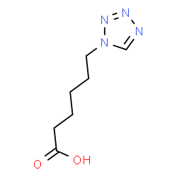 6-(1H-Tetrazol-1-yl)hexanoic acid structure