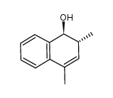 (1S,2R)-2,4-dimethyl-1,2-dihydronaphthalen-1-ol结构式