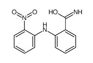 2-(2-硝基苯氨基)-苯甲酰胺结构式