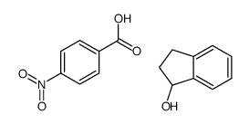 2,3-dihydro-1H-inden-1-ol,4-nitrobenzoic acid Structure
