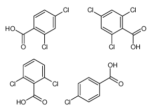 Chlorinated benzoic acid Structure