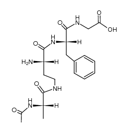 Ac-Ala-isoDABA-Phe-Gly-OH structure