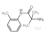 2-Amino-2-methyl-N-(2-methylphenyl)propanamide hydrochloride Structure