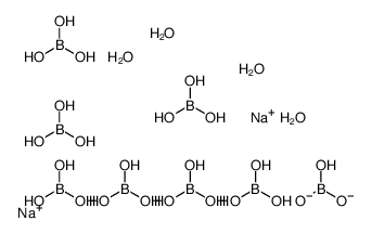 Disodium octaborate 4-hydrate structure