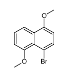 1-bromo-4,8-dimethoxynaphthalene Structure