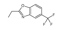 2-乙基-5-(三氟甲基)苯并噁唑结构式