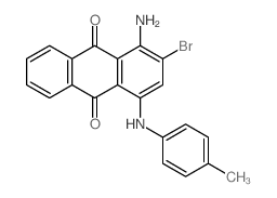 1-氨基-2-溴-4-[(4-甲苯基)氨基]-9,10-蒽二酮结构式