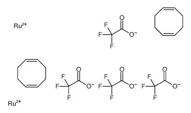 (1Z,5Z)-cycloocta-1,5-diene,ruthenium(2+),2,2,2-trifluoroacetate Structure