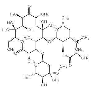 Erythromycin 2'-Propionate Structure