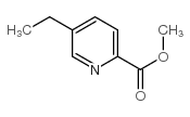 5-乙基-2-吡啶-羧酸甲酯结构式