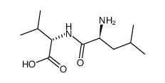 (S)-2-((S)-2-氨基-4-甲基戊酰胺基)-3-甲基丁酸结构式