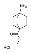 4-氨基双环[2.2.2]辛烷-1-甲酸甲酯盐酸盐结构式