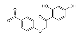 1-(2,4-Dihydroxyphenyl)-2-(4-nitrophenoxy)ethanone结构式