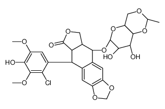2'-chloroetoposide结构式