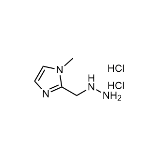 (1-甲基咪唑-2-基)甲基肼二盐酸盐结构式