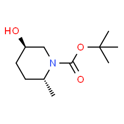 (2R,5R)-5-羟基-2-甲基哌啶-1-甲酸叔丁酯图片