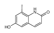 6-hydroxy-8-methyl-2(1H)-quinolinone Structure