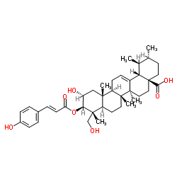 3-O-香豆酰积雪草酸结构式
