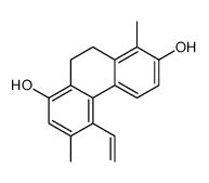 4-ethenyl-3,8-dimethyl-9,10-dihydrophenanthrene-1,7-diol Structure