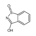 1-oxo-1,2-benzothiazol-3-one结构式