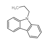 9-丙基-9H-咔唑结构式